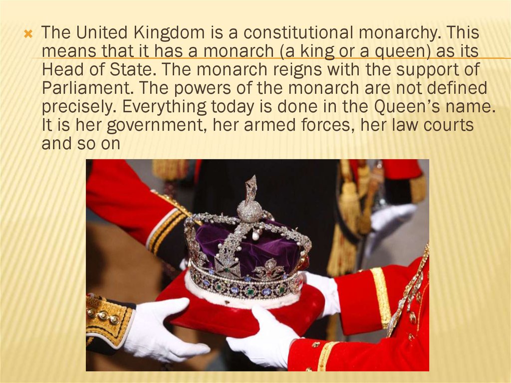 The united kingdom is a constitutional monarchy