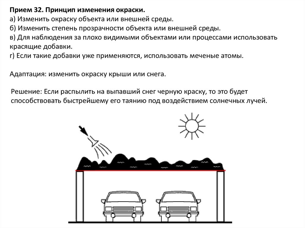 33 прием. Принцип изменения окраски:. Принцип изменения окраски примеры. Измена принципам. Принцип изменения окраски маркировки.