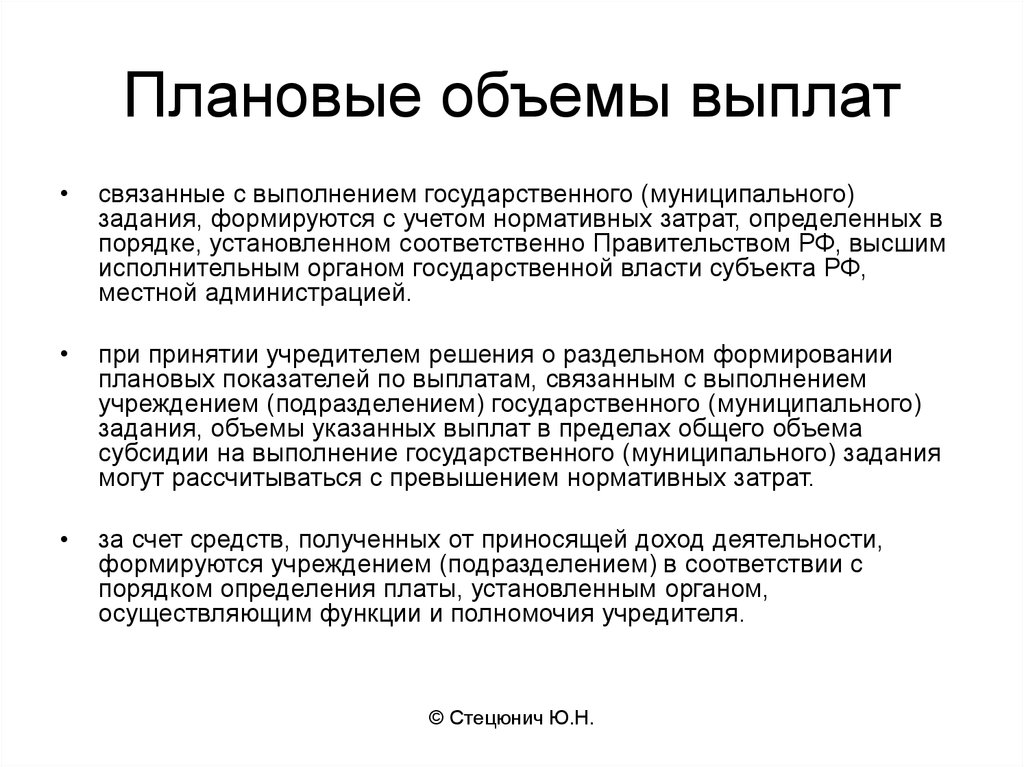 В полном объеме и уплату. Плановый объем. Задачи бюджетного учета.