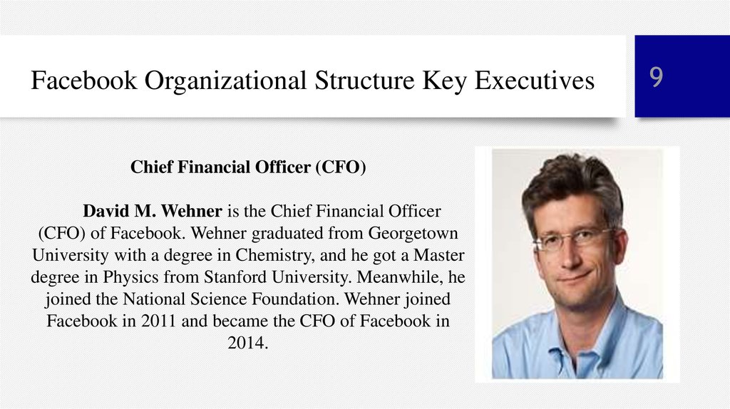 Facebook Organizational Structure Key Executives