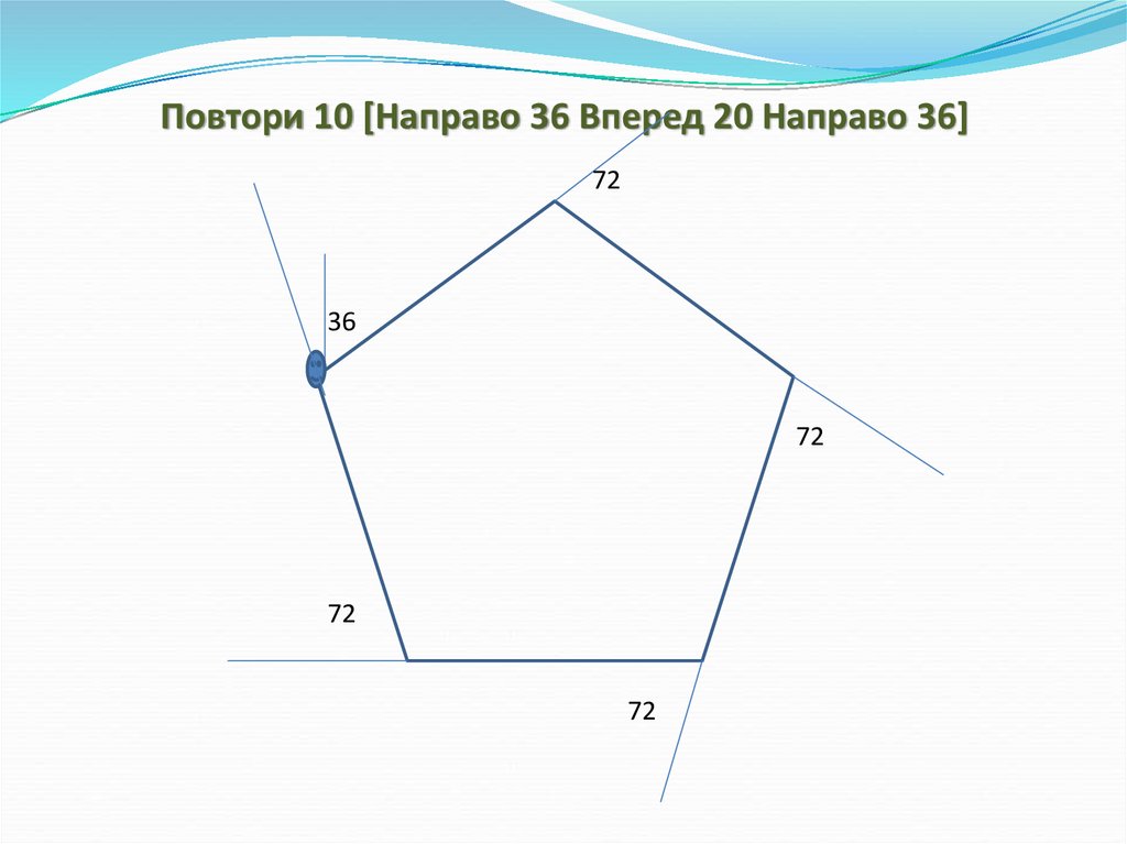 Что будет результатом исполнения черепашкой алгоритма повтори 8 направо 45 вперед 45 решение рисунок