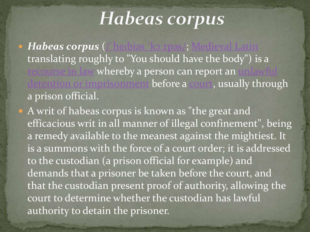 habeas-corpus