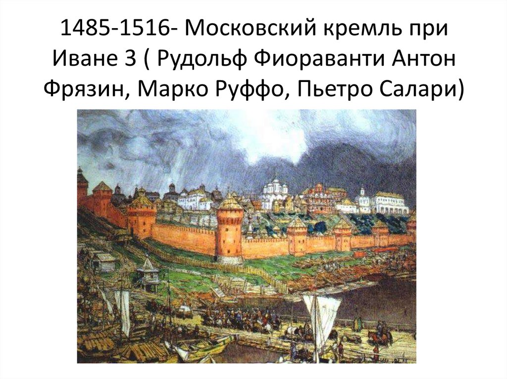 В каком году построили кремль. Краснокирпичный Московский Кремль при Иване 3. Московский Кремль из красного кирпича при Иване 3. Иван 3 Московский Кремль при Иване 3. Четвертый Московский Кремль 1485 при Иване 3.