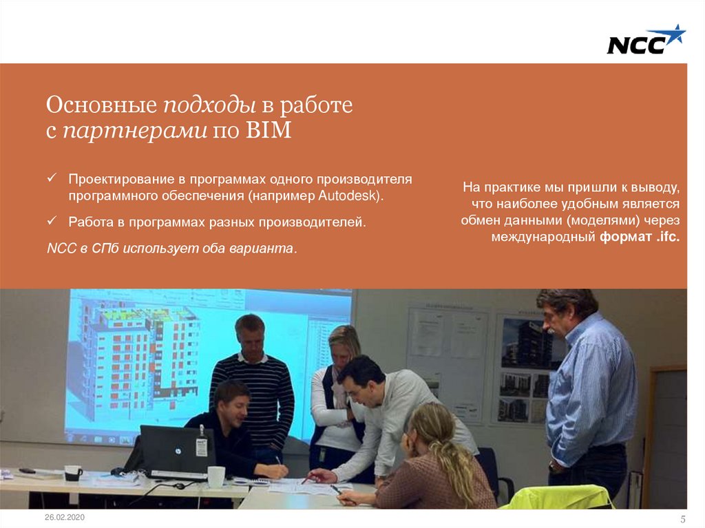 Основные подходы в работе с партнерами по BIM