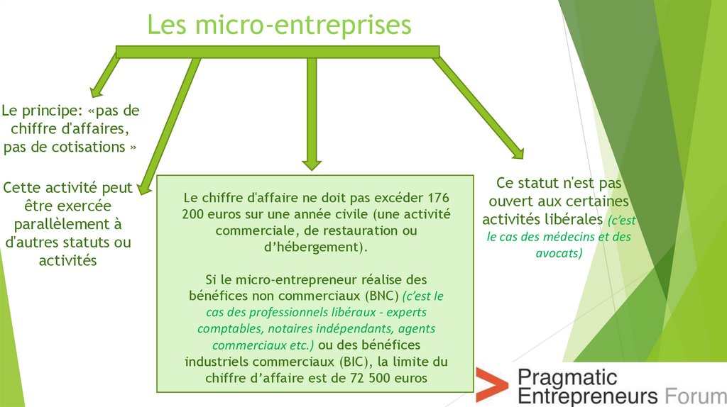 Les micro-entreprises