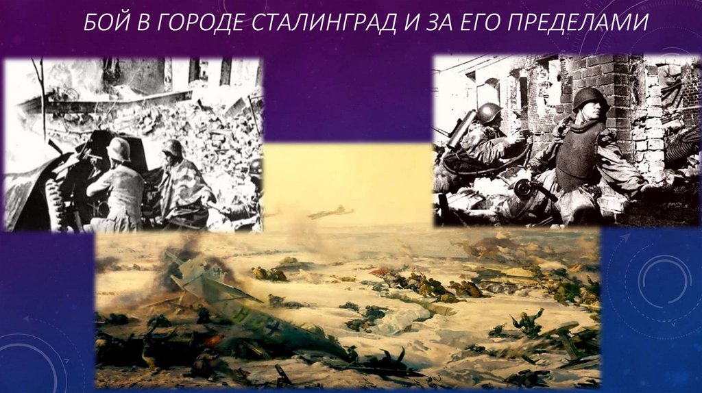 Бой в городе Сталинград и за его пределами