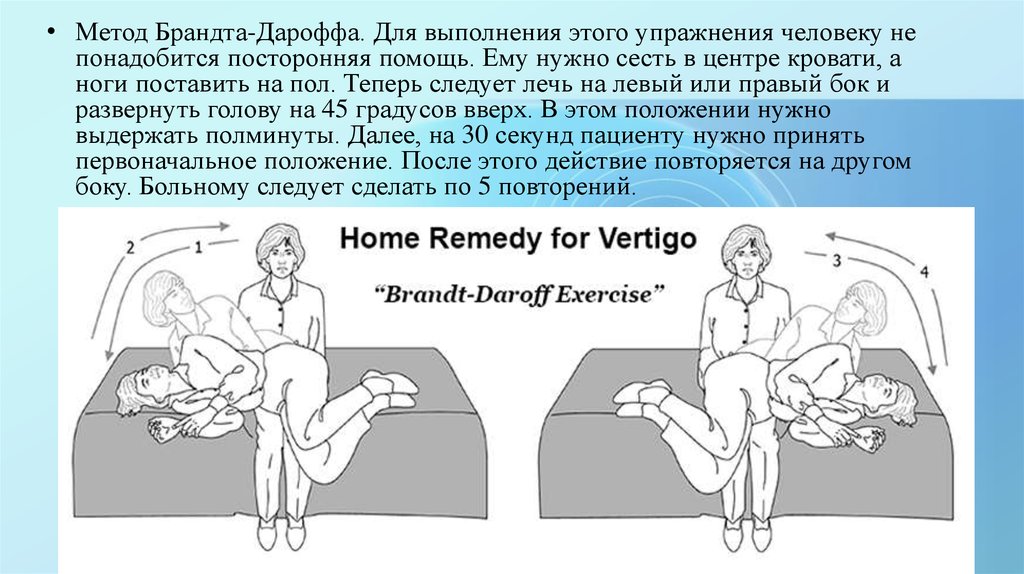 Упражнение эппле. Упражнения Брандта-Дароффа при головокружении. Маневр Брандта-Дароффа. Маневры Брандта Дароффа при головокружении. ДППГ упражнения Брандта Дароффа.