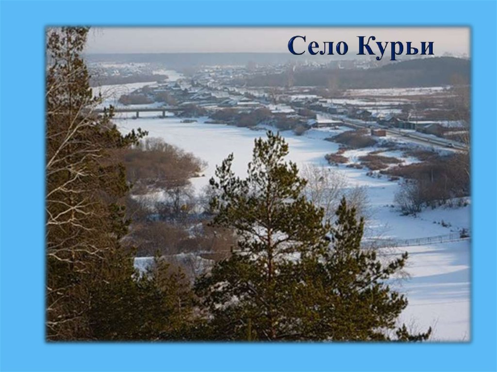 Карта села курья