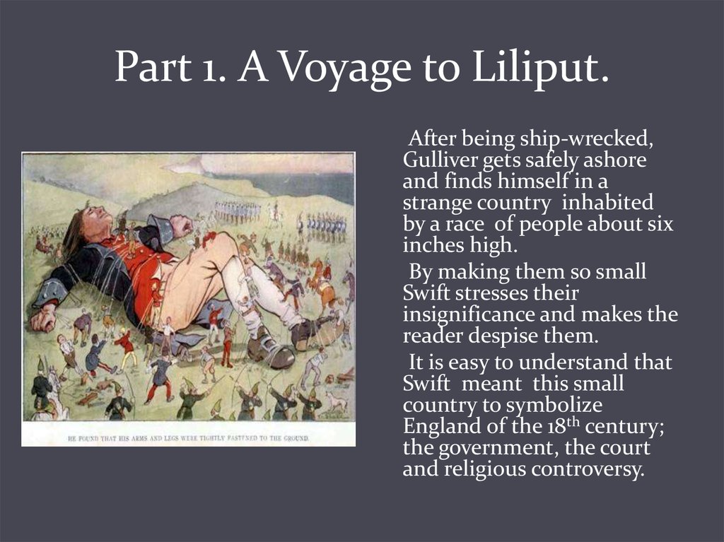 Part 1. A Voyage to Liliput.