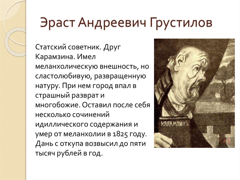 Образы градоначальников презентация 10 класс