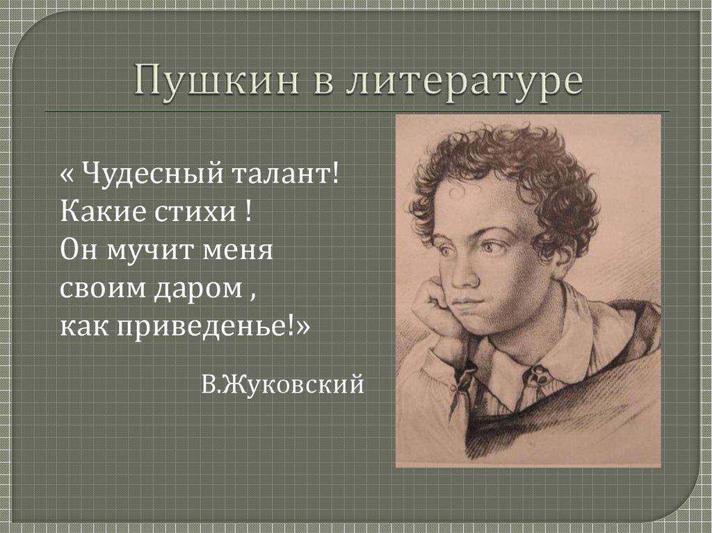 Пушкин в литературе