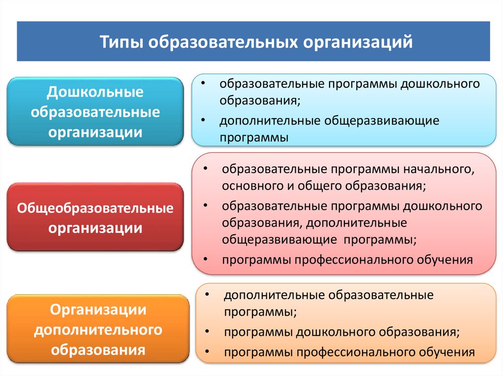 Образовательные программы учебные программы планы