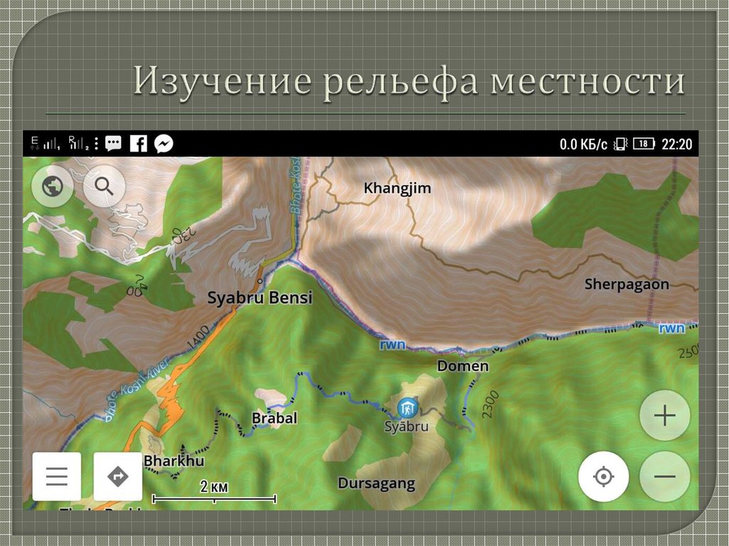 Правильный рельеф местности