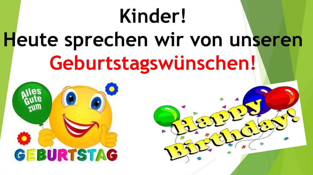 Der geburtstag