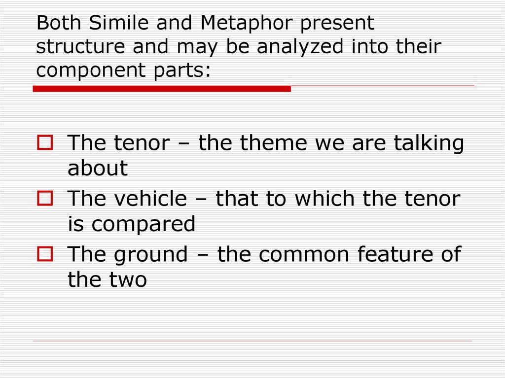 Metaphor Simile And Symbolism Semantics