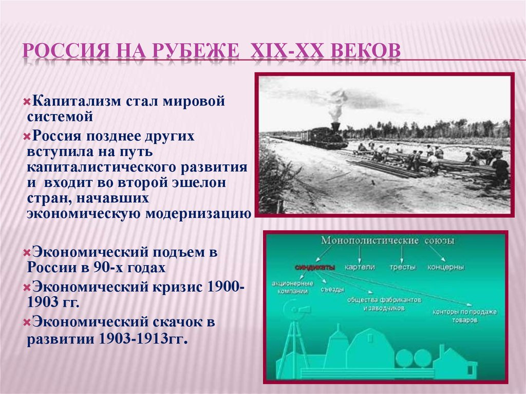 Россия на рубеже XIX-XX веков