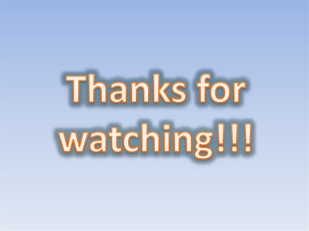 Thanks for watching!!!