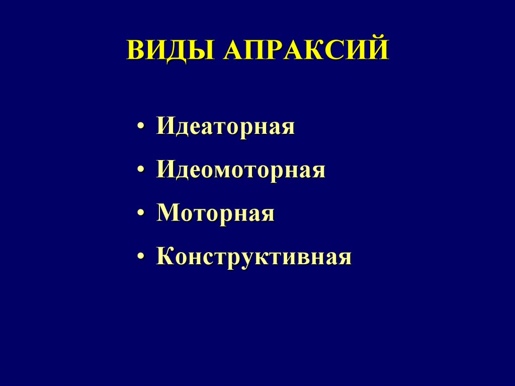 Идеаторная апраксия. Виды апраксий. Апраксия моторная идеаторная конструктивная. Апраксии ( конструктивная, пространственная, идеомоторная). Идеаторная диспраксия это.