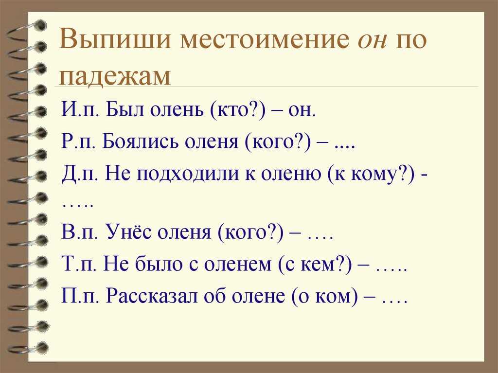 Склонение местоимений презентация 6 класс