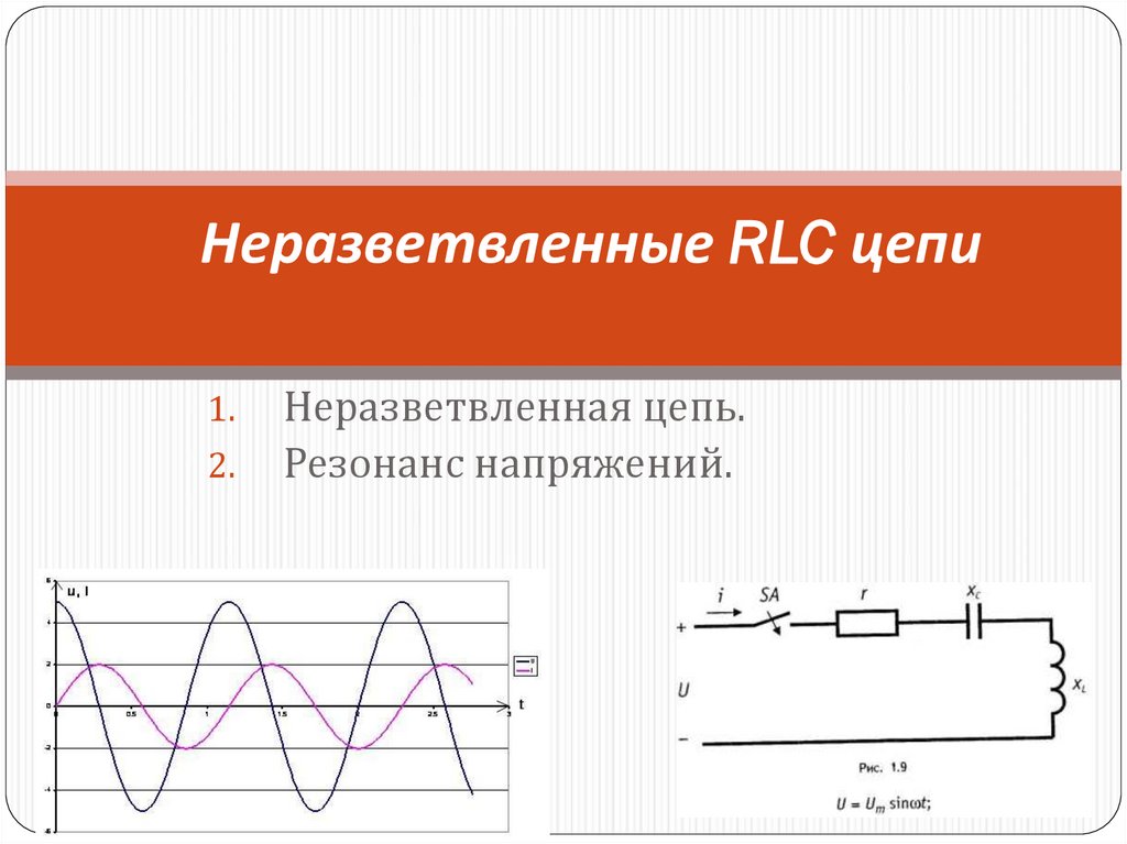 Rlc цепь