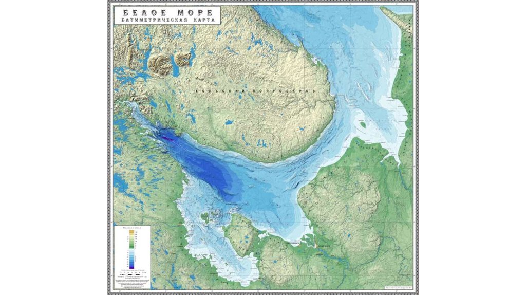 Белое море средняя глубина. Белое море глубины рельеф дна. Белое море рельеф дна карта. Карта глубин белого моря. Карта рельефа белого моря.