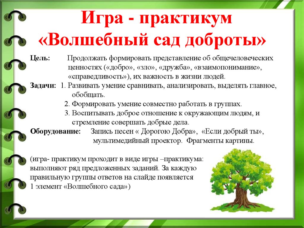 Сад доброты. Сад доброты классный час. Игра сад добра цель. Рассказ Волшебный сад.