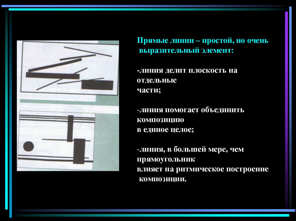 Изо 7 класс презентация прямые линии и организация пространства