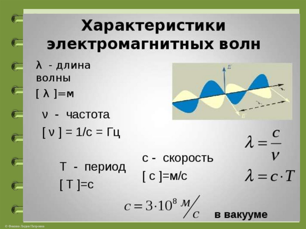 Волны основные формулы. Свойства электромагнитных волн физика 8 класс. Основные параметры электромагнитных волн. Основные свойства электромагнитных волн формула. Каковы основные характеристики электромагнитной волны.
