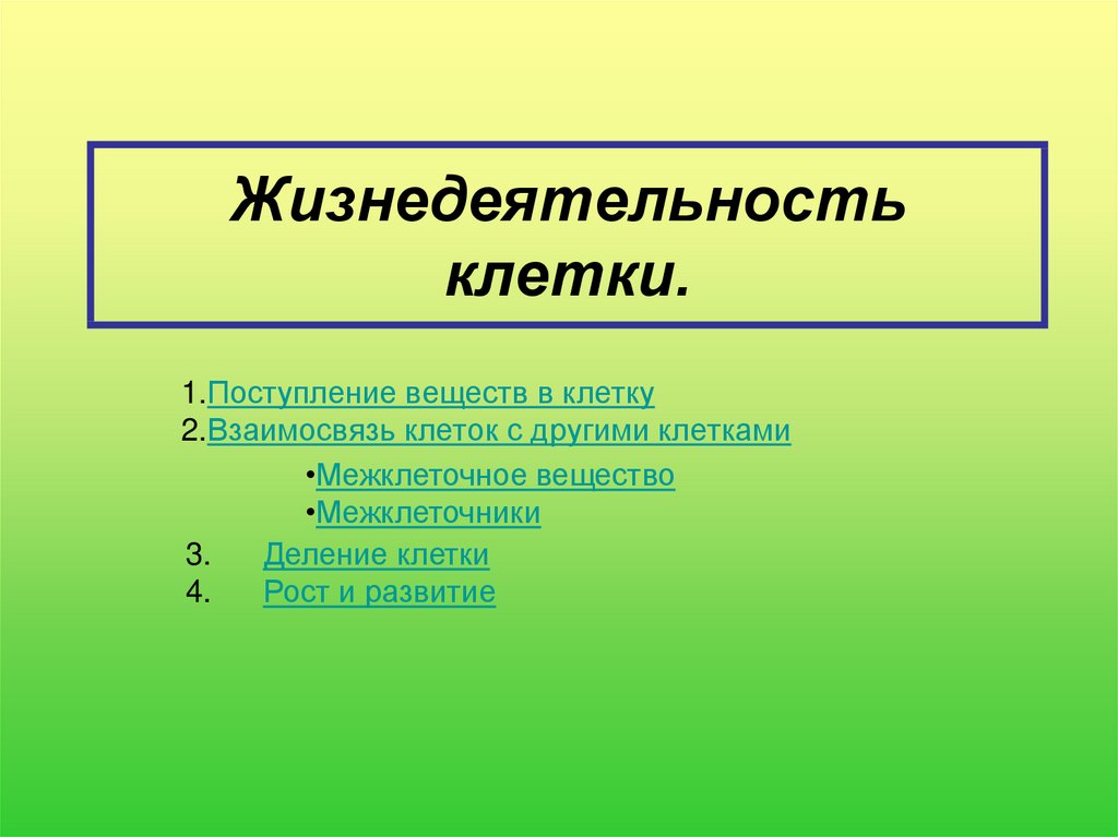 Схема жизнедеятельности клетки - 88 фото