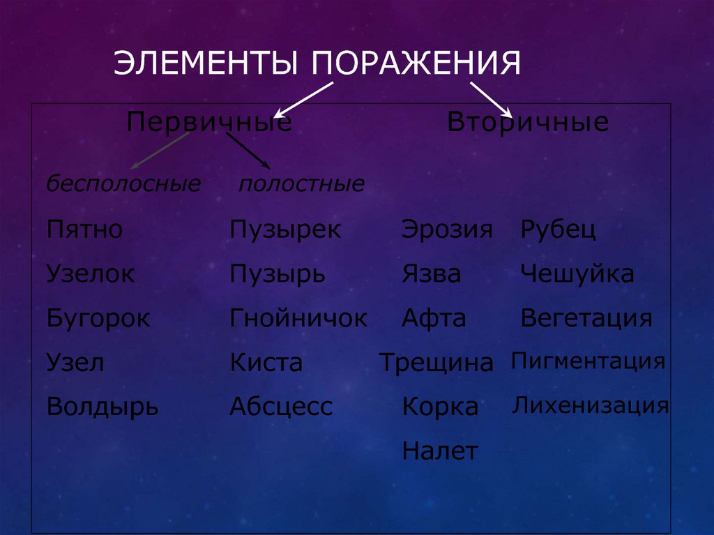 Первичные элементы