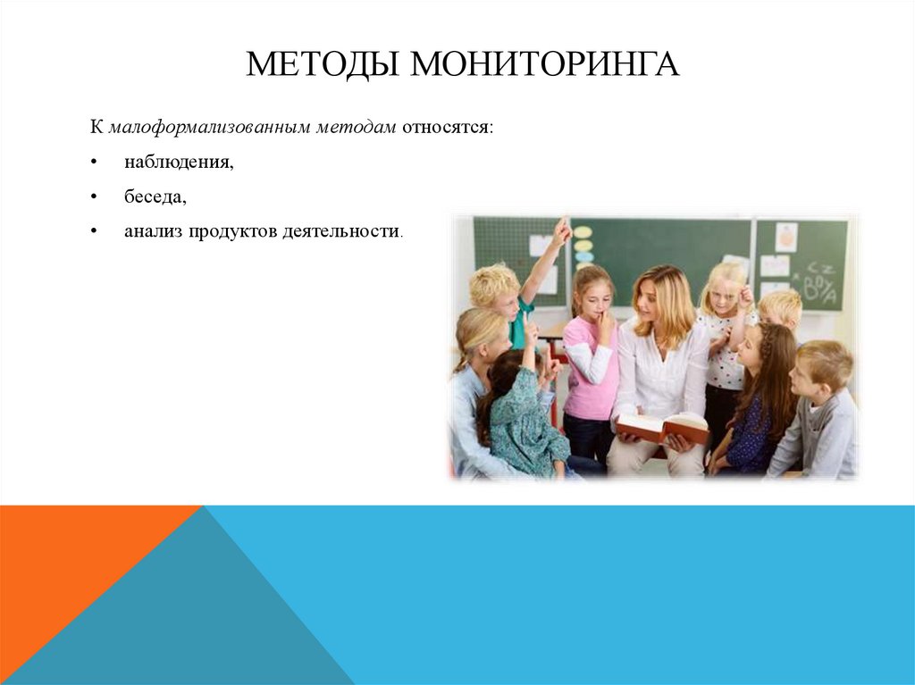 Беседу относят к методам. Метод наблюдения беседы. К малоформализованным методикам относятся. К малоформализованным методам исследования относятся. Методы мониторинга.