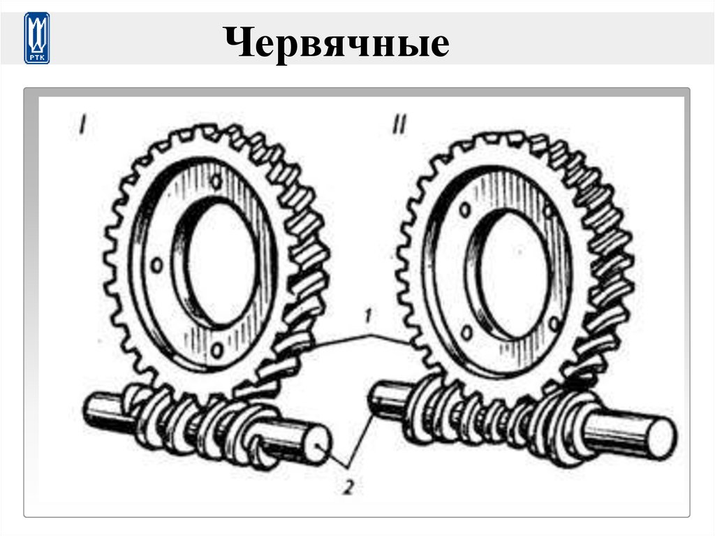 Червячная передача схема