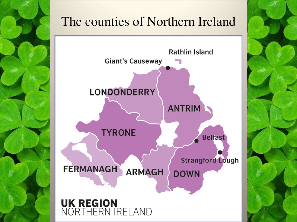 Northern ireland презентация 5 класс