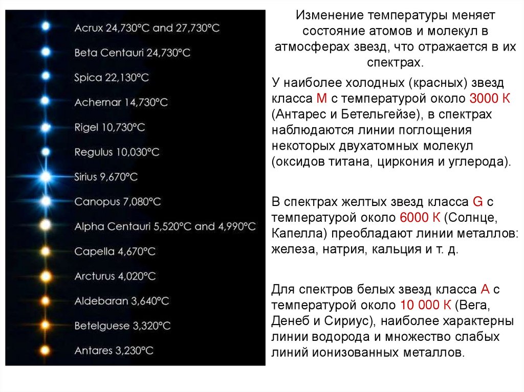 Для определения эффективной температуры звезд используют