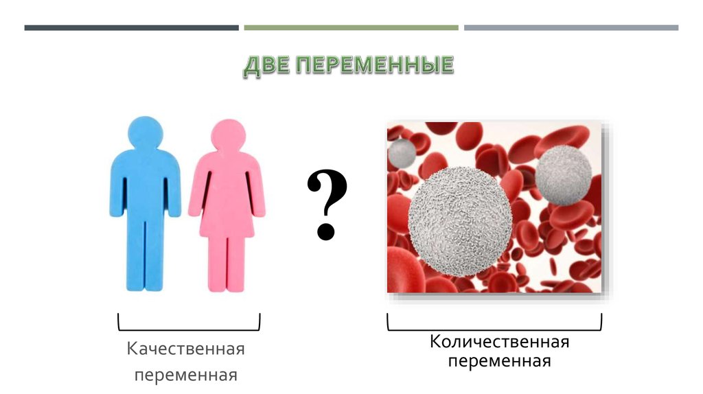 Две переменные. Качественная и Количественная переменная. Качественная переменная это.