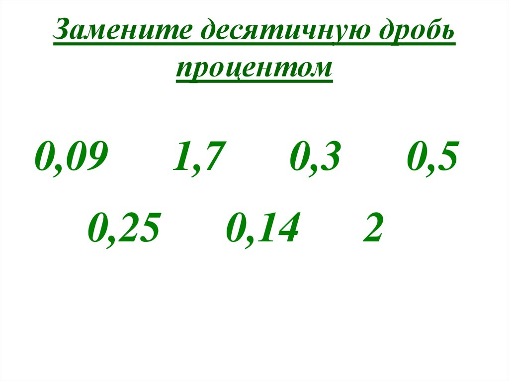 Замените процентами. Замените дроби процентами. Перейдите от десятичных дробей к процентам 6 класс. 90 Процентов дробью. Замените десятичную дробь процентом:5..