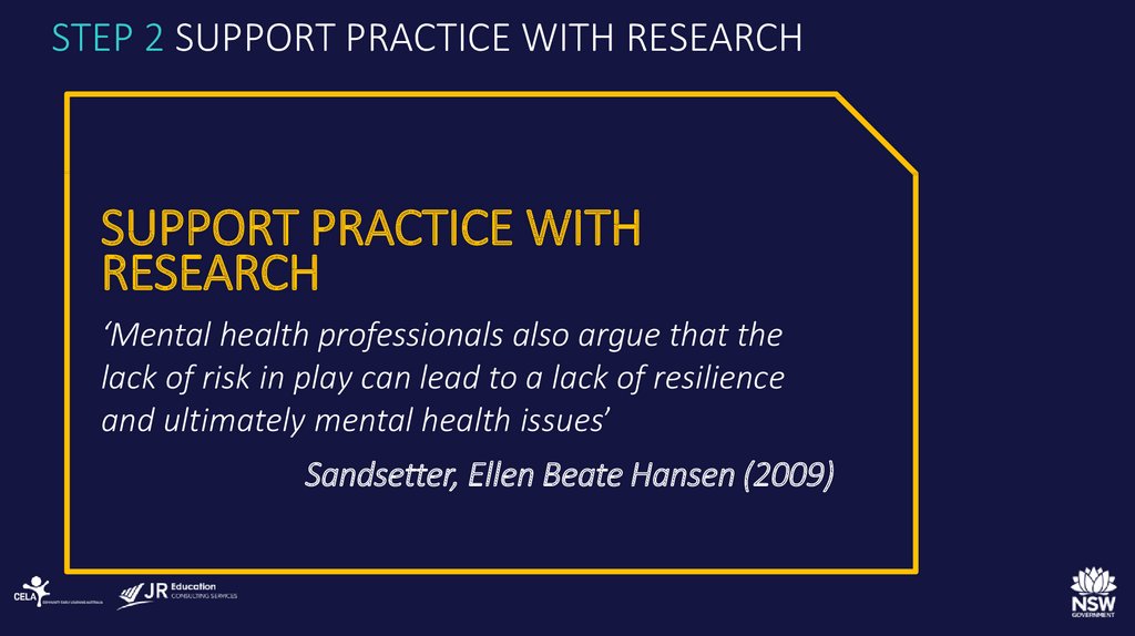 STEP 2 SUPPORT PRACTICE WITH RESEARCH