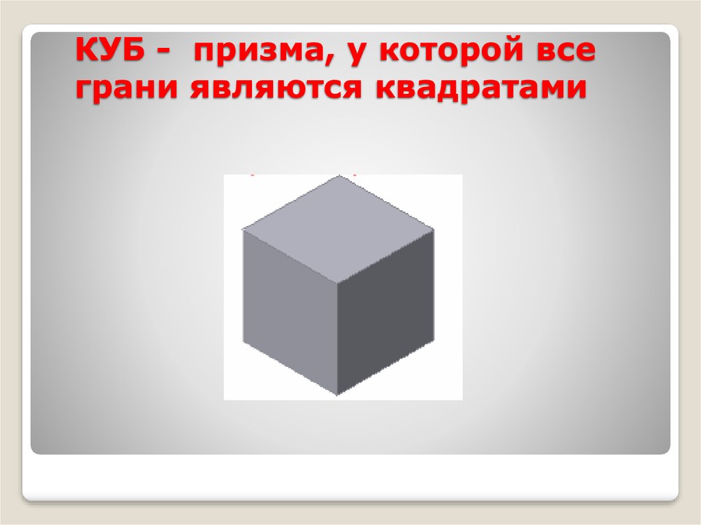 Виды кубов. Куб Призма. Куб это правильная Призма. Правильная четырехугольная Призма это куб. Куб является правильной призмой.