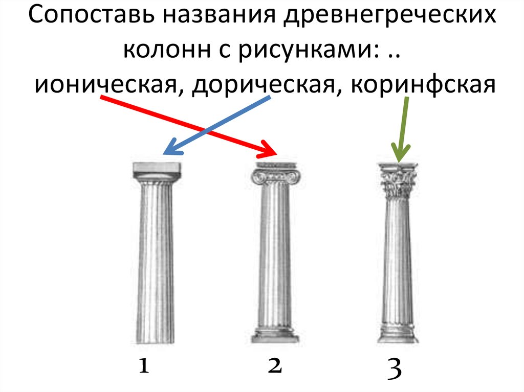 Как называется часть колонны изображенная на рисунке