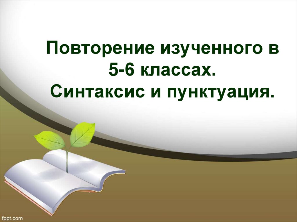 Повторение по теме синтаксис и пунктуация 8 класс презентация