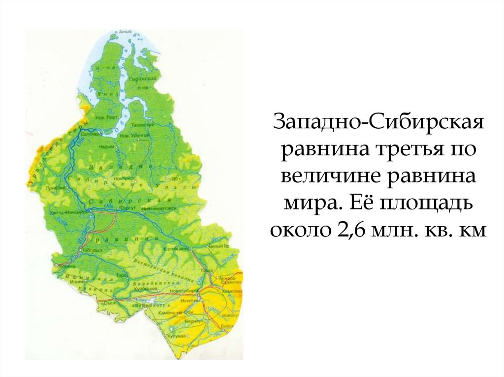 Какая природная зона отсутствует в западной сибири. Западно Сибирская равнина на карте на карте. Низменности Западно сибирской равнины на карте. Западно Сибирская низменность на карте. Природные зоны Западно сибирской равнины на карте.