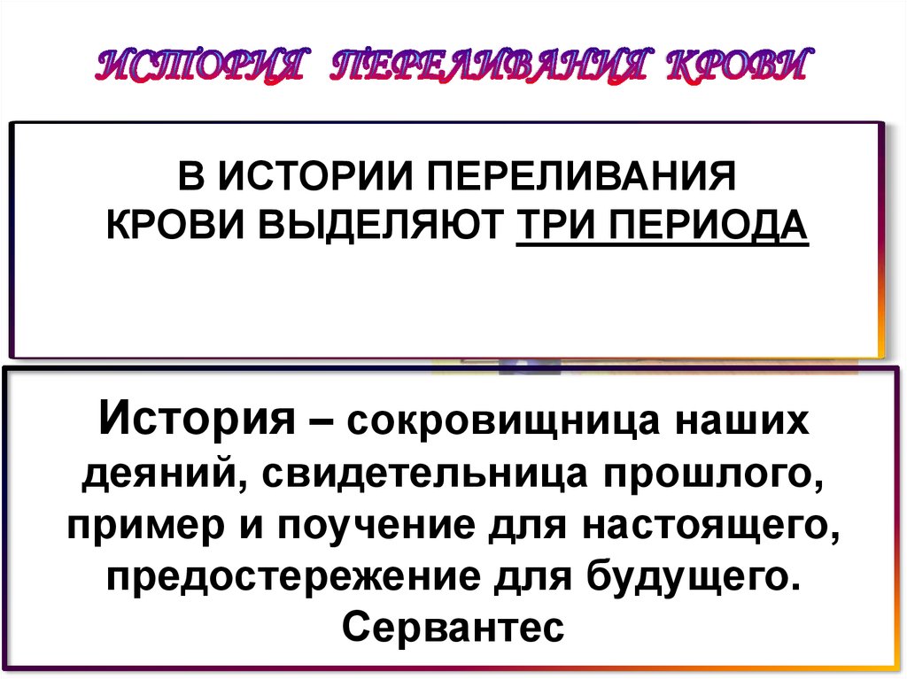 Презентация на тему история переливания крови