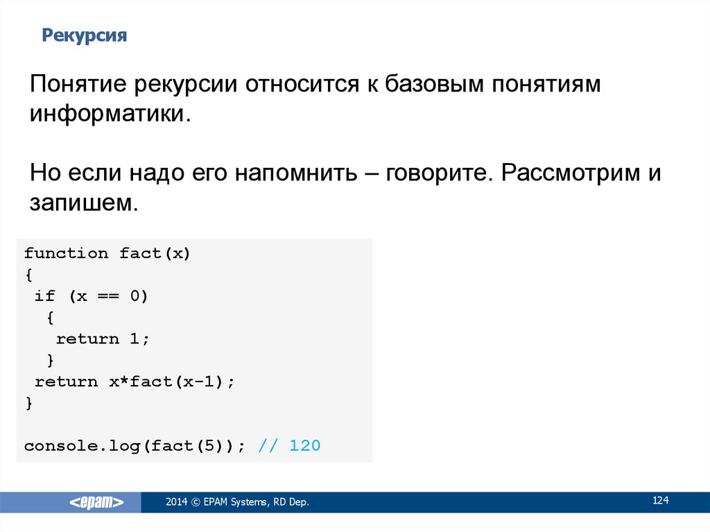 Рекурсия питон презентация