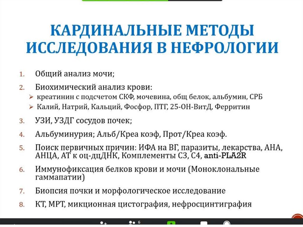 Методы лучевой диагностики в нефрологии презентация