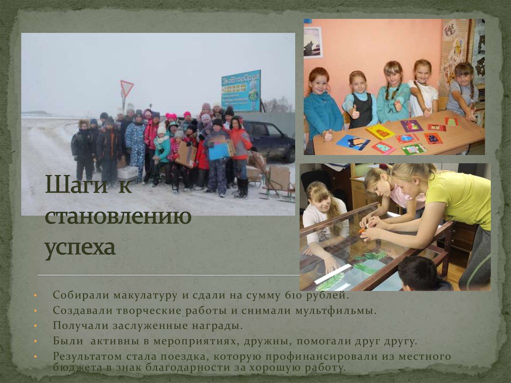 Шаги к становлению успеха