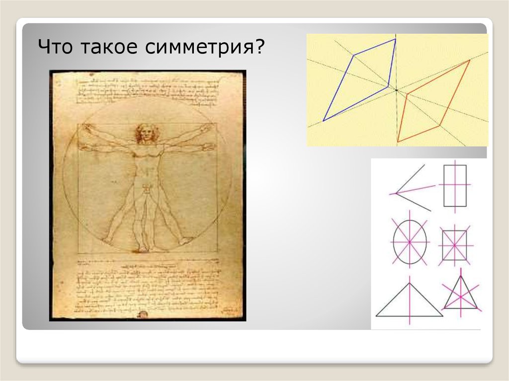 Презентация симметрия в живописи