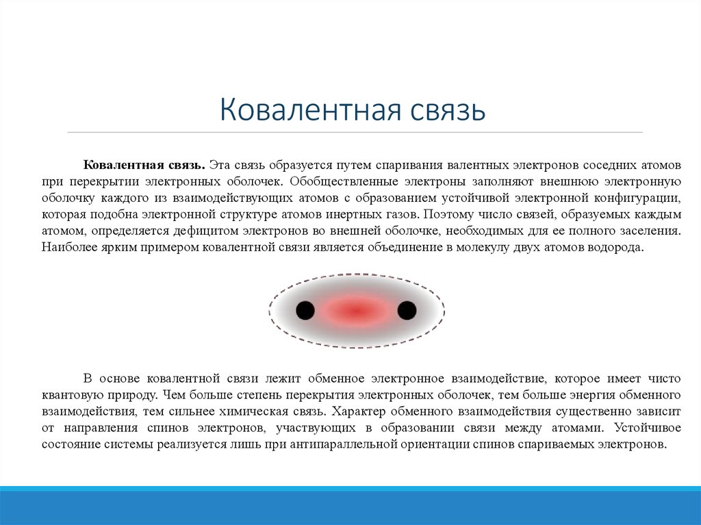 Ковалентная связь