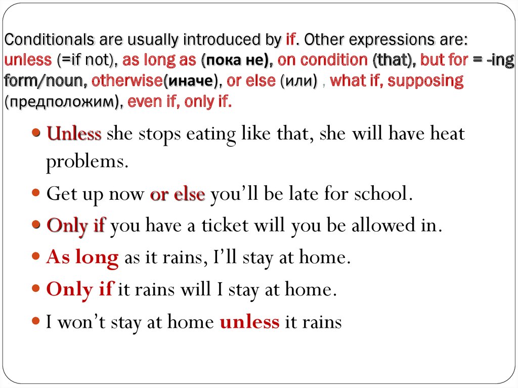 When unless. Unless в условных предложениях. Conditionals в английском unless. Условные предложения providing. Unless conditional примеры.