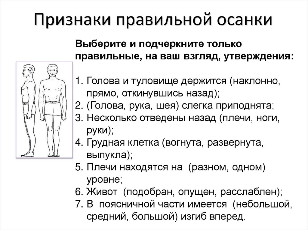 Признаки правильной