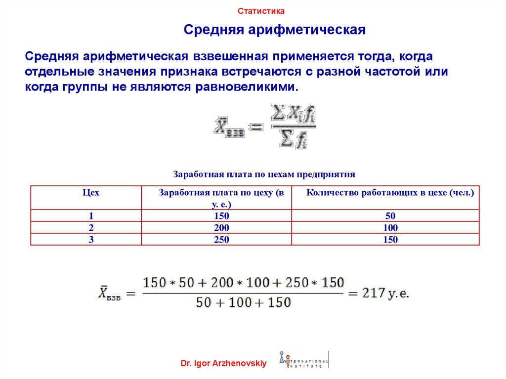 Найдите формулу среднего арифметического. Формула средней арифметической взвешенной в статистике. Формула расчёта взвешенной средней арифметической величины. Средняя арифметическая взвешенная пример. Формула взвешивания статистика.